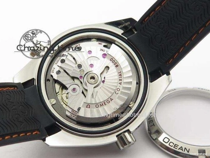 0118 Planet Ocean SS Bp Maker 45mm Black Bezel Orange Numbers On Black Rubber Strap A Popular 8220